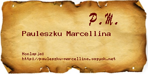Pauleszku Marcellina névjegykártya